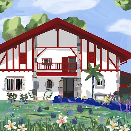 Maison D'Hotes Villa Xaran Erdian Espelette Eksteriør billede
